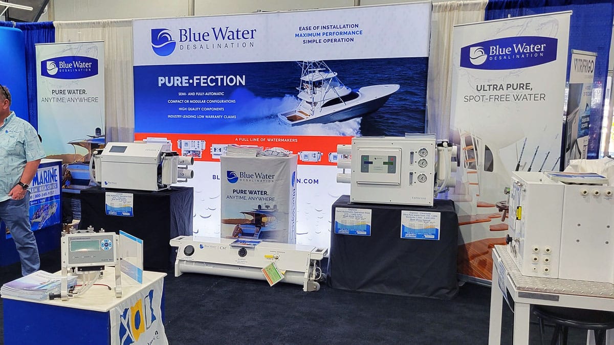 Blue Water Desalination at Palm Beach International Boat Show with Beard Marine of the Palm Beaches