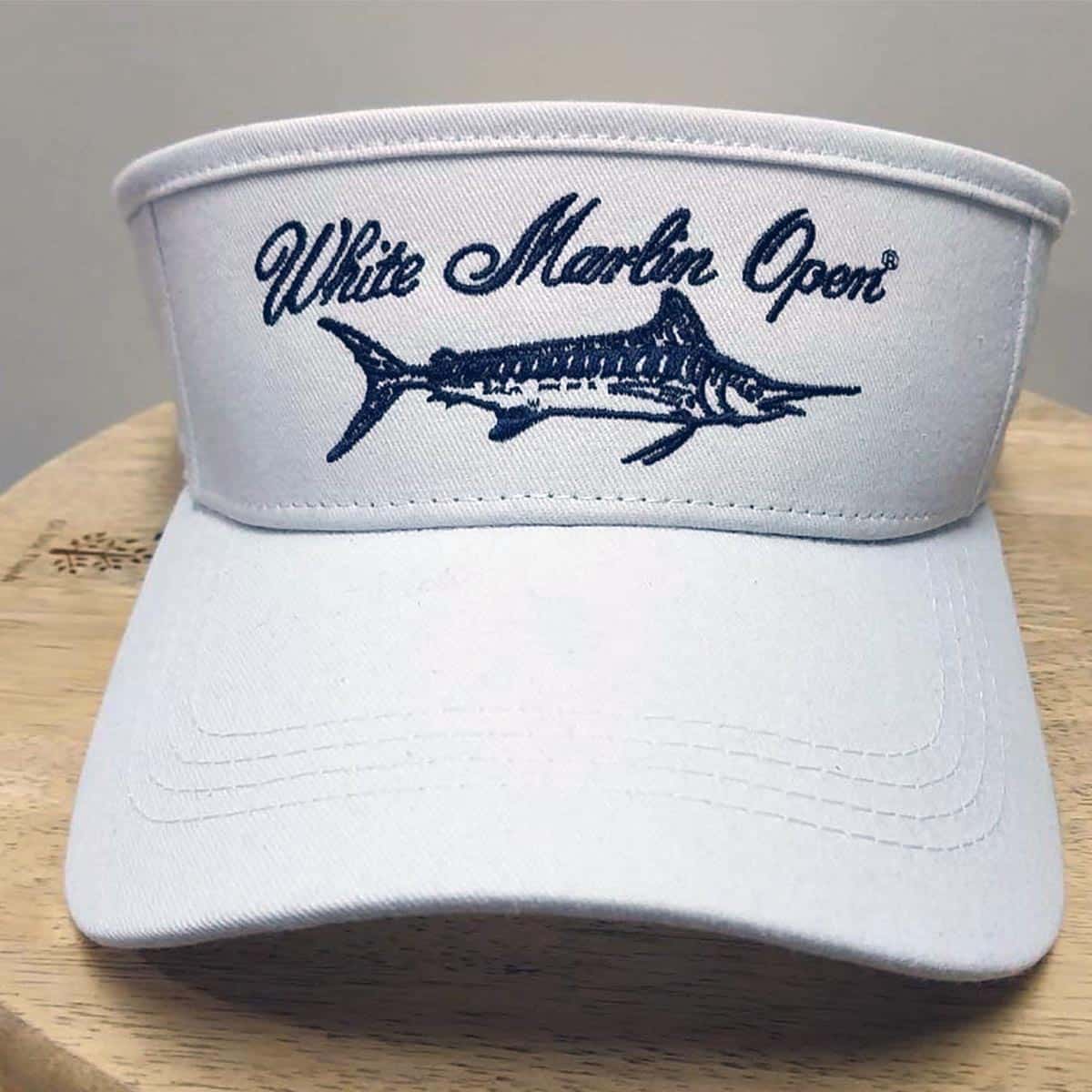 BWD WHITE MARLIN OPEN WHITE VISOR